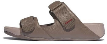 FitWear Gogh Moc Slide Leder Schiebe-Sandalen walnuss