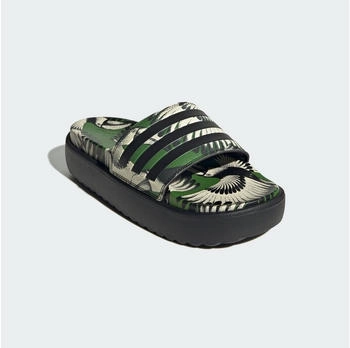 Adidas Adilette Crew gr&uuml;n schwarz