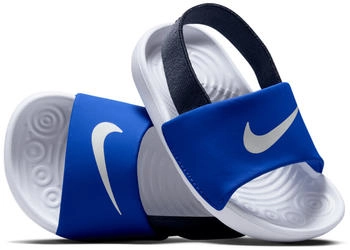 Nike Kawa Badelatschen 402 game royal thunder blue-wei&szlig;