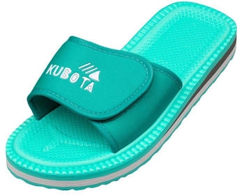 Kubota Badelatschen Klettverschluss Meeresfarbe