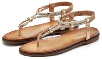 LASCANA Zehentrenner "Sandale, Sommerschuh, offener Schuh," mit eleganten