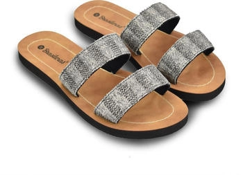 Brasileras Flip Flop schwarz Gummisohle