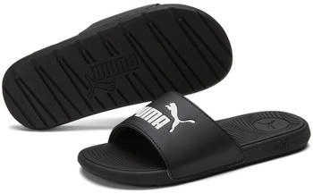 Puma Cool Cat 2 0 Badelatschen 01 schwarz wei&szlig;