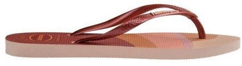 Havaianas Slim Palette Glow Sandalen braun