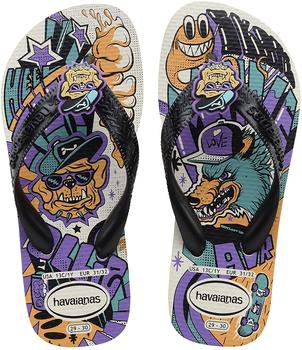 Havaianas Top Grafitti Kinder Flip-Flops schwarz lila orange