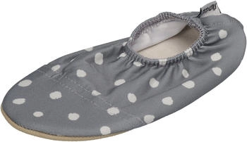 Slipstop Kinder Hausschuhe Badeschuhe NEBULA Punkte grau