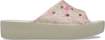 Crocs Classic Platform W Flip-Flop knochenfarben