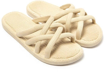 Brasileras BRASILERAS Damensandalen rutschfeste Gummilaufsohle beige
