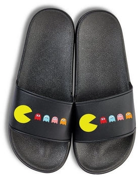 Youth Designz Pacman Badelatschen Print Logo Spruch
