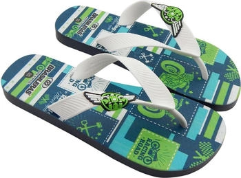 Brasileras Zehensandalen weiß schwarz UBP21MTR