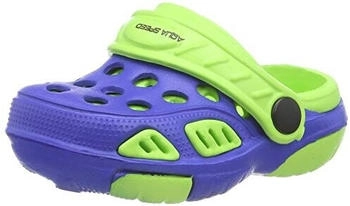 Aqua Speed Jungen Unisex Badeschuhe Clog blau grün