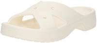 Crocs 210840-0WV-W10, Crocs Cross Strap Slides Wei&szlig; EU 41-42 Frau Chalk
