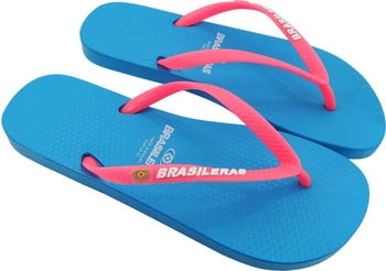 Brasileras Classic Combi Neon W Flip-flops CLACCBWNN-LTBluePink