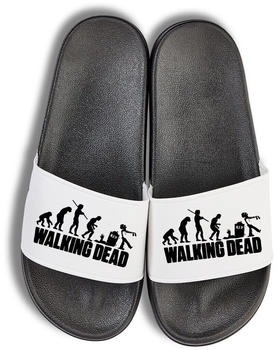 Youth Designz Walking Dead Unisex Badelatschen Print Logo Spruch Fun Zombie