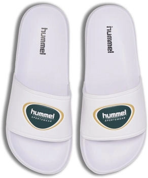 Hummel Pool Slide Badge weiß