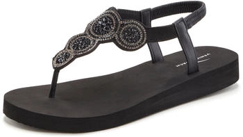 Venice Beach Damen Zehentrenner mischfarben schwarz silber