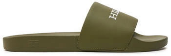 Tommy Hilfiger Raised Pool Slide FM0FM05022 grün