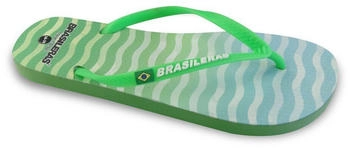Brasileras Flip Flops den Strand grün