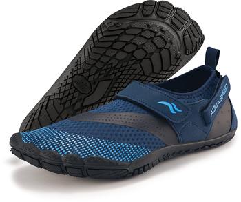 Aqua Speed AGAMO modische Aqua Schuhe Mesh Beutel Profilsohle Navy schwarz hellblau