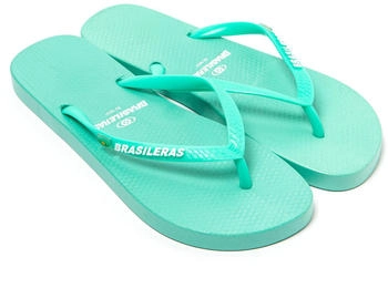 Brasileras Zehe Flip Flops Wasser Grün nicht rutschiger Sohle blau