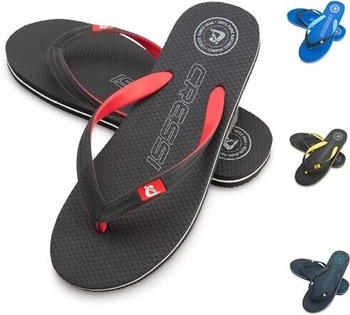 Cressi Leaf Flip Flop schwarz rot