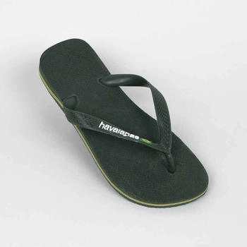 Havaianas Zehensandalen Brasil Logo olivgrün 41-42