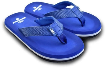 Brasileras Strand Flip Flops königsblau Gummisohle blau