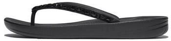 FitWear IQUSHION MULTI-CRYSTAL ERGONOMIC FLIP Zehentrenner all black