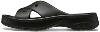 Crocs Classic Cross Strap Badeschlappen schwarz