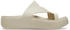 Crocs Getaway Platform Toe Loop Sandalen Sandstone