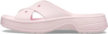 Crocs Classic Cross Strap Badeschlappen pink milk
