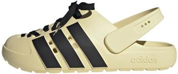 Adidas Adilette 2 0 Clog Flipflop warm vanilla schwarz gold met