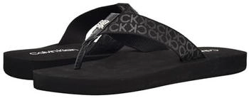 Calvin Klein Caluha Flipflop schwarz Logo 001