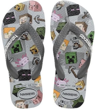 Havaianas Kids Minecraft Flipflop stahlgrau