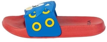 CERDÁ LIFE'S LITTLE MOMENTS Sonic Flip Flops rot blau Printed Design Kinder Flip Flops aus 100% EVA Original Produkt Designed in Spain
