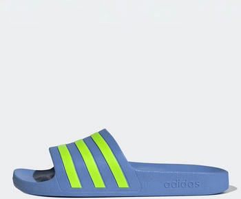 Adidas Aqua Adilette JS1127 blau-fusion limettengelb blau-fusion