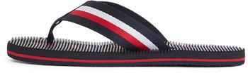 Tommy Hilfiger Flip Flops Massage Beach Sandal blau desert sky