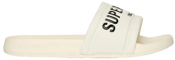 Superdry City Luxe Badesandalen wollweiß