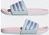 Adidas Adilette Cloudfoam Plus Stripes halblu/blspme/clpink
