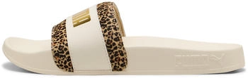 Puma Leadcat 2.0 Animal Flair Slides alpine snow/gold