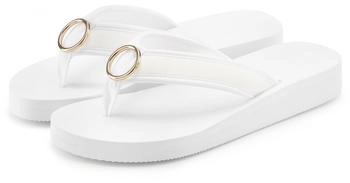 Lascana Toe Separator with Ring Application "Italy" VEGAN weiß