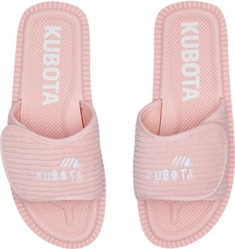 Kubota Bath slippers with velcro fastener rosa