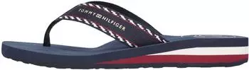 Tommy Hilfiger Hilfiger Webbing Beach Sandal (FW0FW09038) navy/rot/weiß