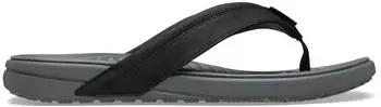 Crocs Yukon Surf Flip-Flop schiefergrau/schwarz