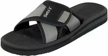 Siebi's TONI Badeschuhe Sauna Komfort Wellness Pantoletten Duschschuhe Klettverschluss