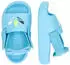 Adidas Adifom Adilette Kids sky rush/cloud weiß/solar gelb