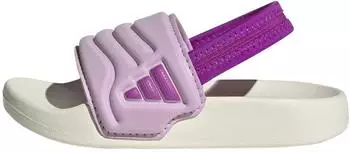 Adidas Adilette Estrap Kids off white/purple burst/bliss lilac