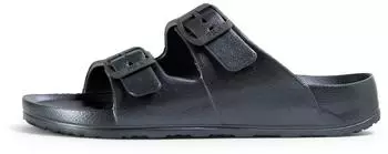 Fila Matero Slipper mit zwei Schnallriemen grau
