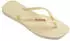 Havaianas Slim Square Logo Metallic (4148257) buttercream/white
