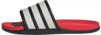 Adidas Adilette Comfort Slides 2.0 core black/core white/lucid red